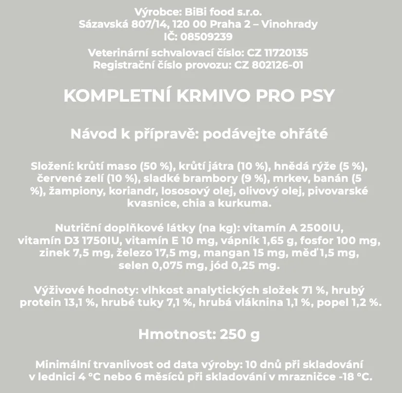 Morčacie hudry - varené psie jedlo