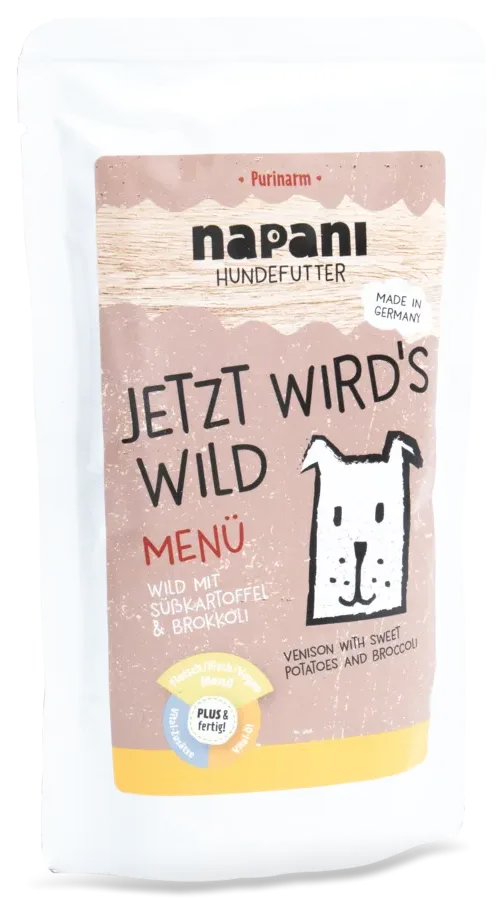 Menu s jelením mäsom a sladkými zemiakmi