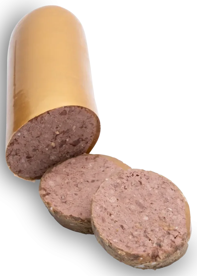 Mokré krmivo z jelenieho mäsa v umelom obale