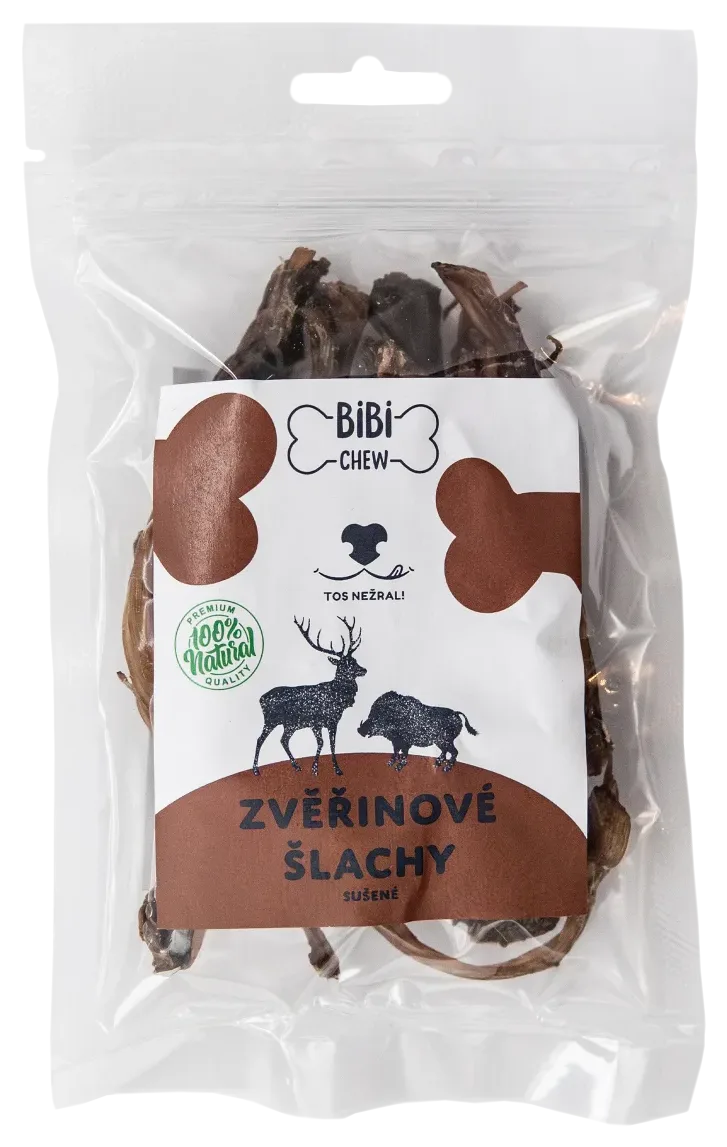 Sušené šlachy zo zveriny