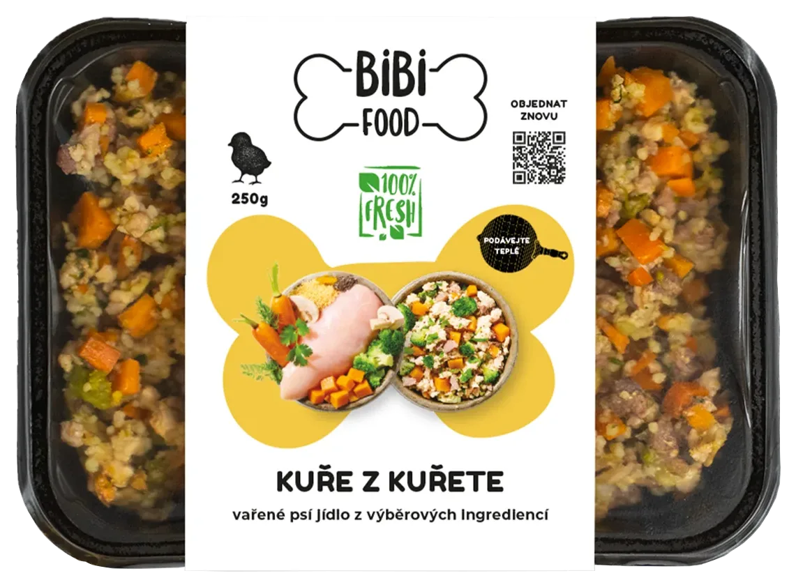 Kura z kuraťa - varené psie jedlo