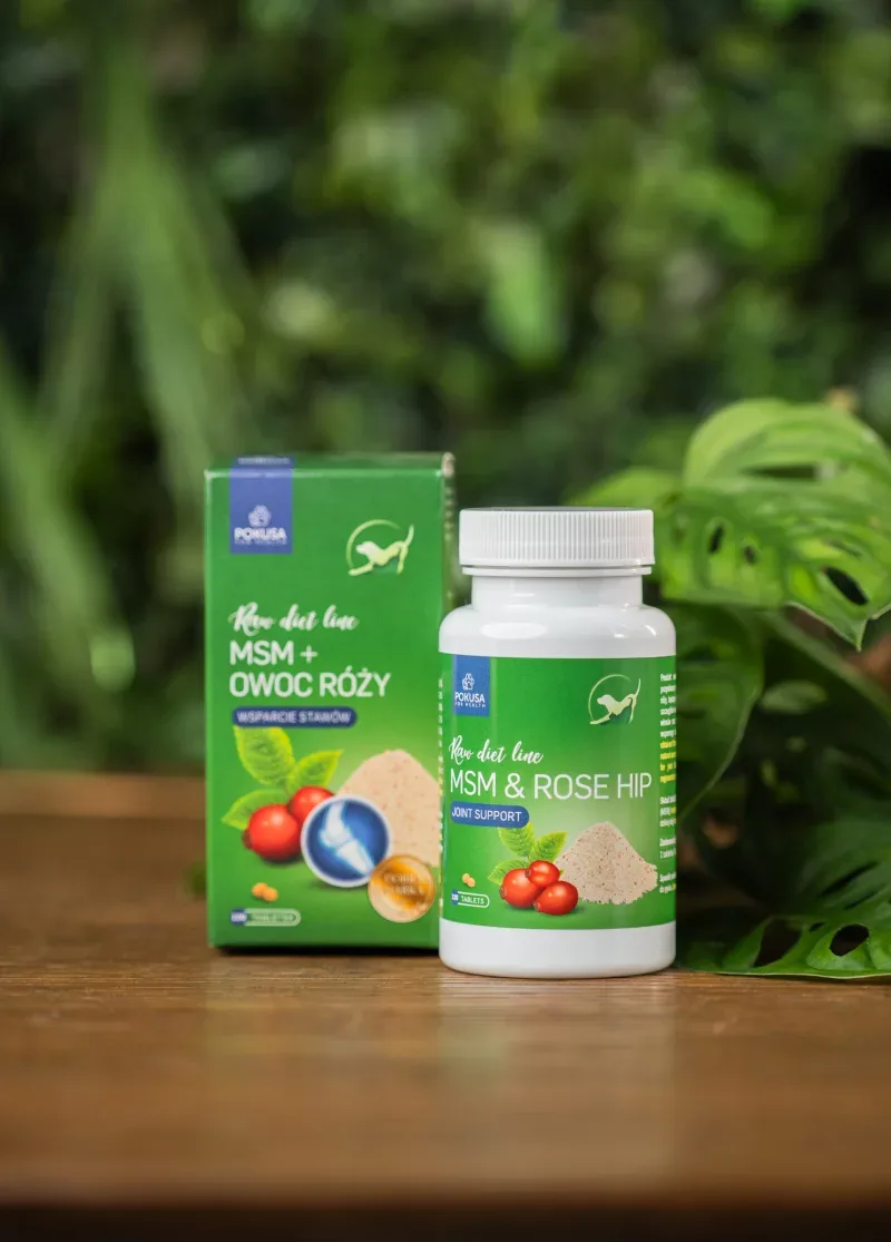 MSM a plody divokej ruže | Raw Diet Line