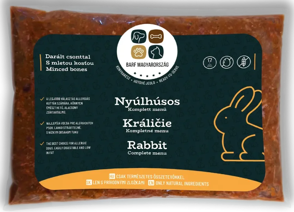 Králičie menu s mletou kosťou