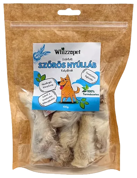 Sušené chlpaté králičie nohy